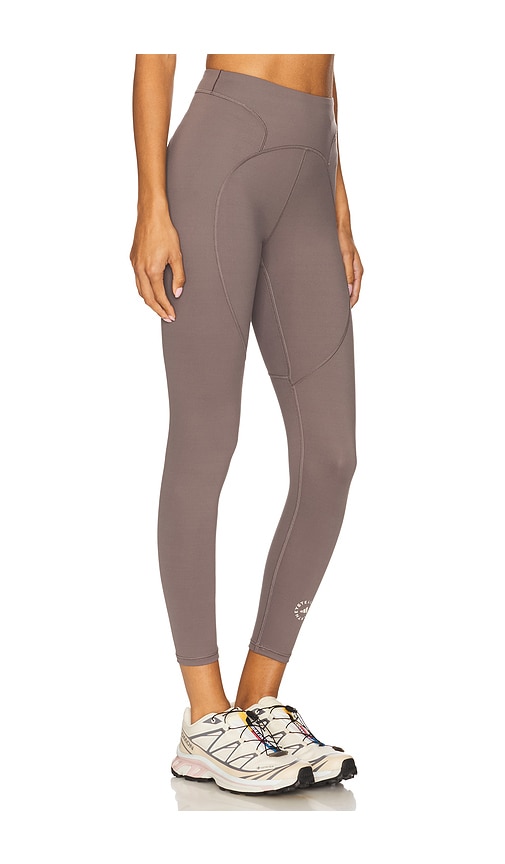 Adidas By Stella Mccartney High-rise Leggings In Gray