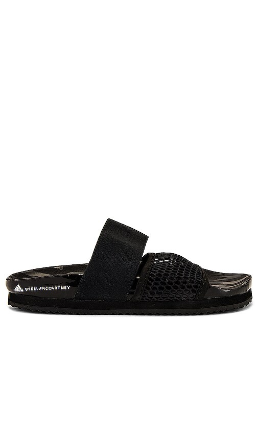 送料関税込☆adidas by Stella Mccartney ASMC SLIDESブラック adidas by Stella McCartney ASMC Slide in Black | REVOLVE