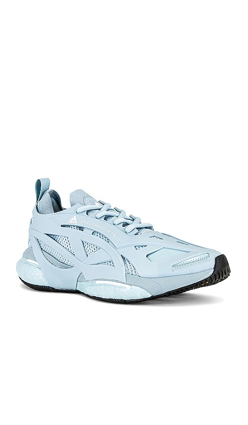 Adidas By Stella Mccartney Asmc Solarglide Trainer Sneakers In Ash Gray/white