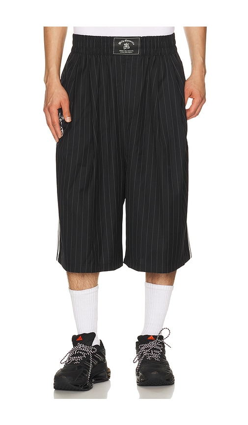 x Willy Chavarria Pinstripe Shorts in Black. - size XL/1X (also in M, L)