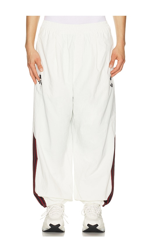 x Willy Chavarria Woven Track Pants in White. - size XS (also in S, M, L, XL/1X)