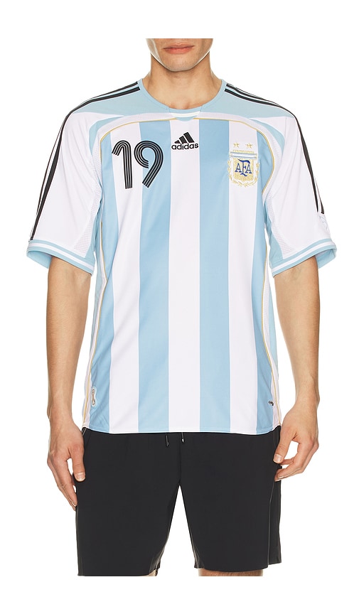 adidas Originals AFA Argentina Home 2006 Messi 19 World Cup Jersey