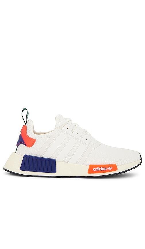 adidas Originals Nmd_r1 in Cloud White, Off White & Solar Red | REVOLVE