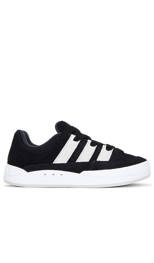 adidas Originals Adimatic Sneaker in Core Black, Crystal White, & Carbon |  REVOLVE