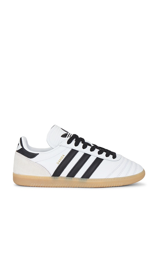 adidas Originals Samba Jp Sneaker in White, Core Black, & Gum4 | REVOLVE