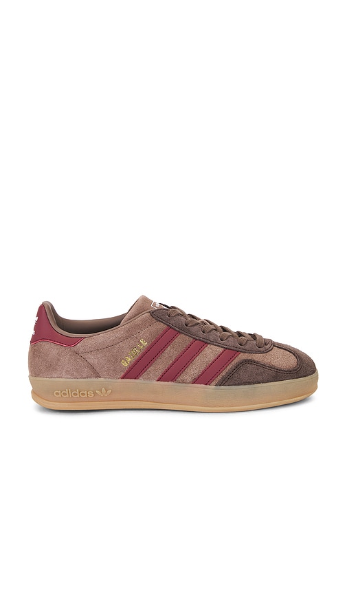 adidas Gazelle Indoor Shoes Earth Strata / Shadow Red / Dark Brown US M10.5 / W11.5 - Men Lifestyle Trainers