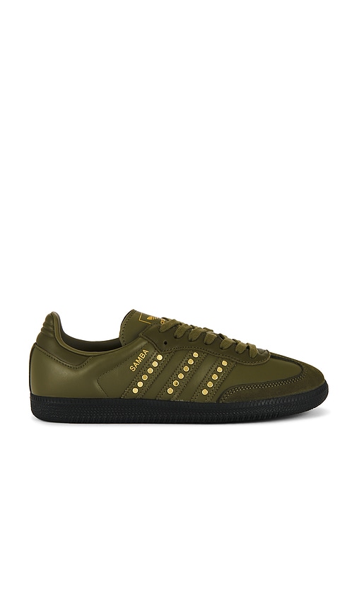 adidas Originals Samba OG Sneakers in Medium Dark Khaki, Olive Strata, &  Core Black | REVOLVE