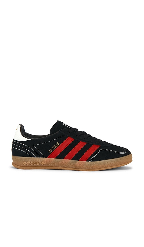 adidas Originals GAZELLE  Core Black, Better Scarlet, & Gum4 | REVOLVE