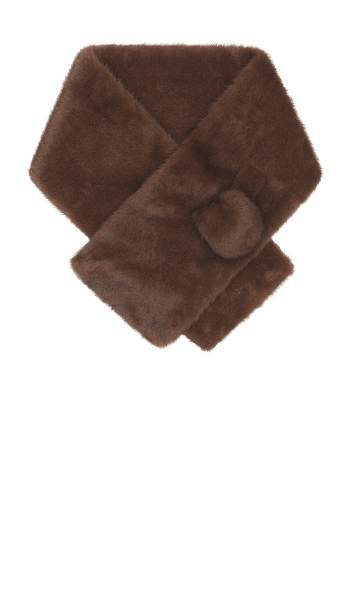 Shop Adrienne Landau X Revolve The Downtown Scarf In Chocolate
