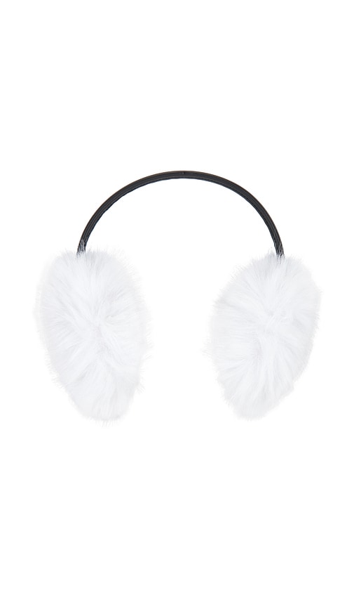 Adrienne Landau The Vee Earmuff In White