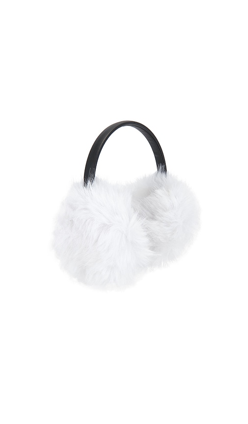 Adrienne Landau The Vee Earmuff In White