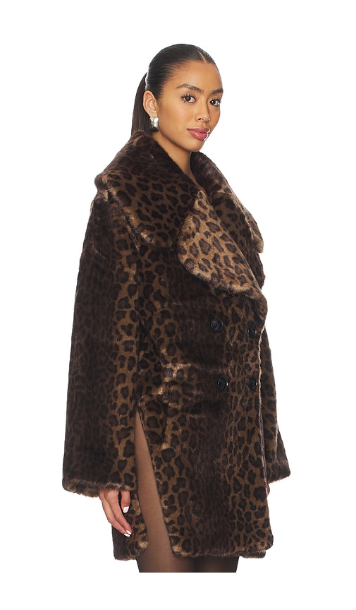 Adrienne Landau Elise Coat In Multi