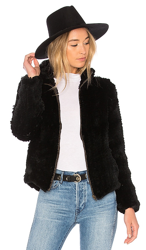 Knit Rabbit Zip Jacket
