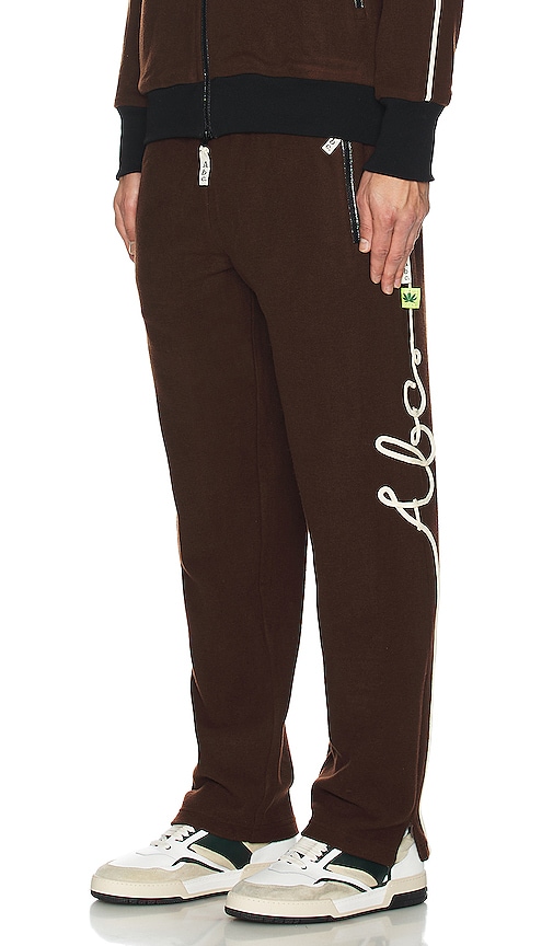 Shop Advisory Board Crystals Wool Track Pant In Brown