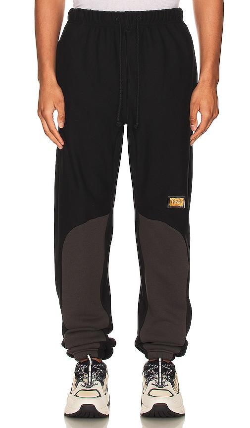 Advisory Board Crystals Tri Tone Sweatpant in Black