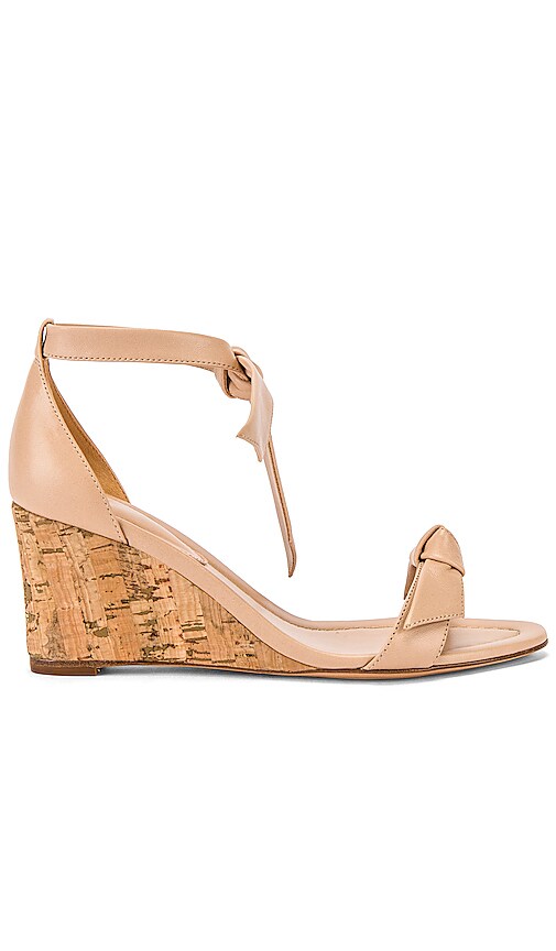 Alexandre Birman Clarita Wedge in Light Sand Natural REVOLVE