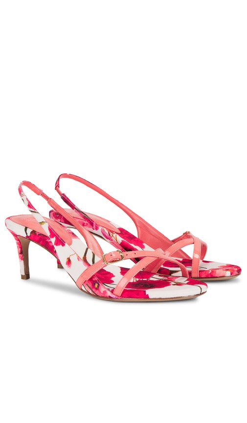 Shop Alexandre Birman Maia 60 Sandal In Coral Blossom & Pink