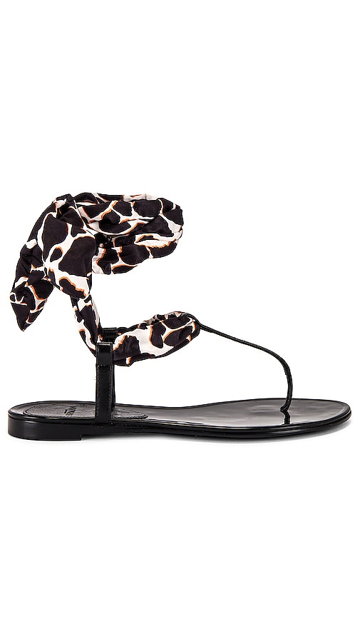 Alexandre Birman Jelly Trio Sandal in Jelly Black Nappa Kiss