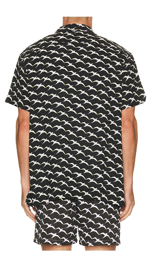  Arrels Barcelona Birds X Clara Arn?s Camp Collar Shirt In Black In Black. - Size S (also In M, L, Xl/1x) 