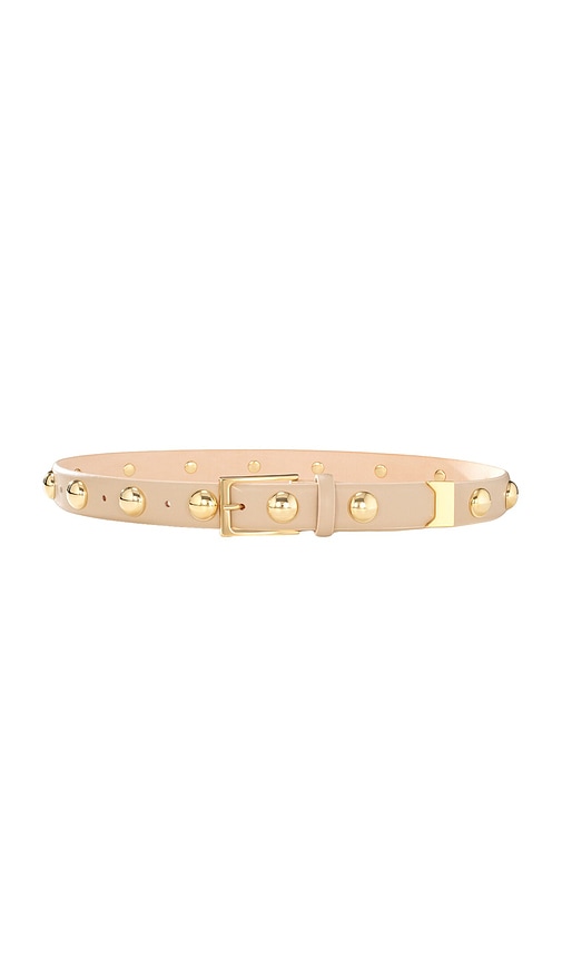 AUREUM Studded Belt in Beige Gold REVOLVE