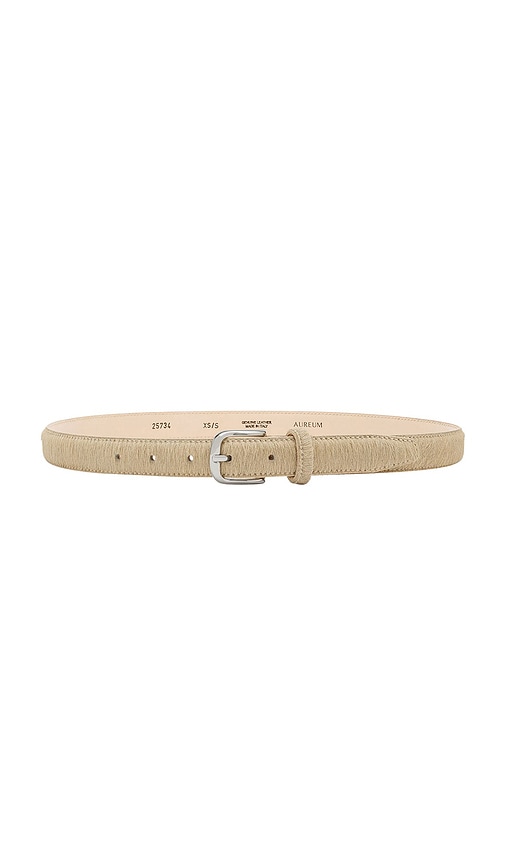 No.14 Ponyhair Belt in Cream. - size XS/S (also in M/L)