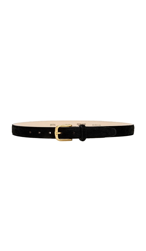 No.14 Ponyhair Belt in Black. - size M/L (also in XS/S)