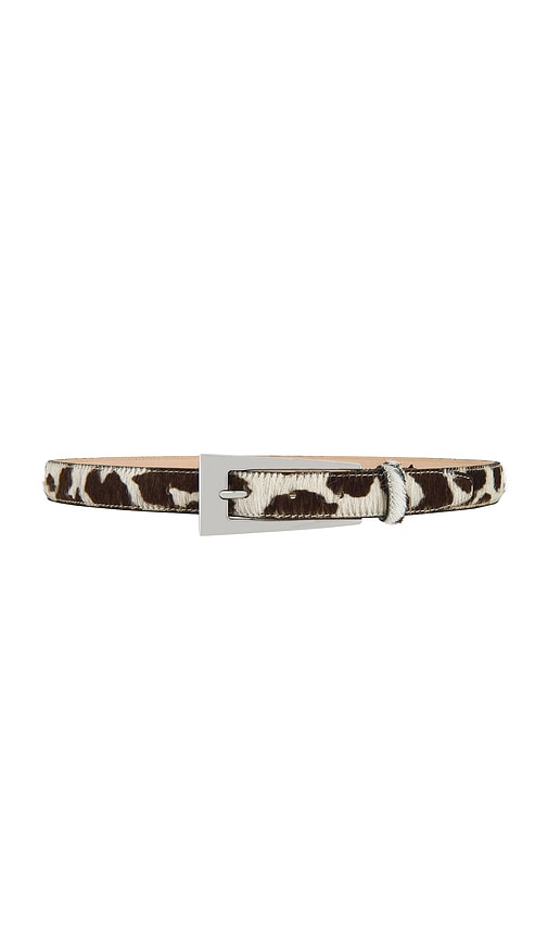 X Revolve No.10 Ponyhair Belt in Brown,Ivory. - size M/L (also in XS/S) - AUREUM - Modalova
