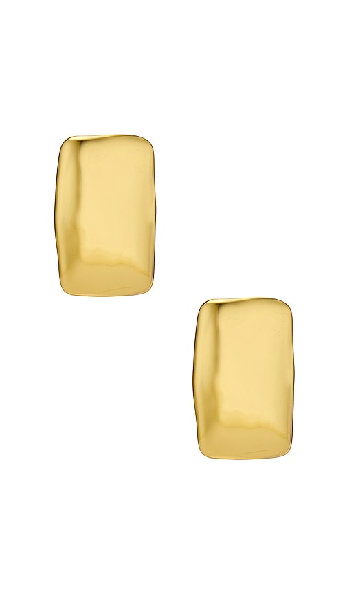 Shop Aureum Cait Earrings In Metallic Gold