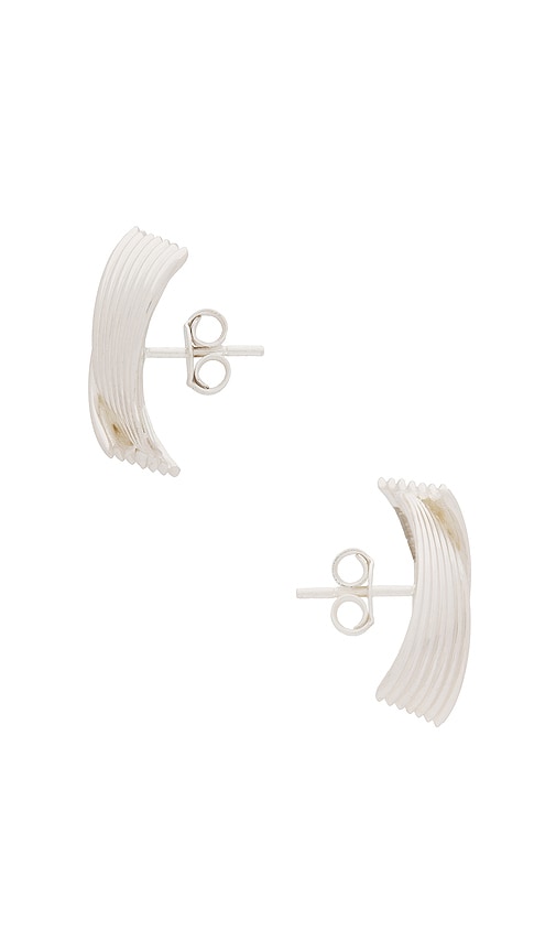 Shop Aureum Vienna Earrings In 银色