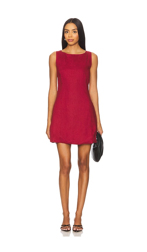 X REVOLVE Boat Neck Low Back Mini Dress in . - size L (also in M, S, XL, XS, XXS) - AEXAE - Modalova