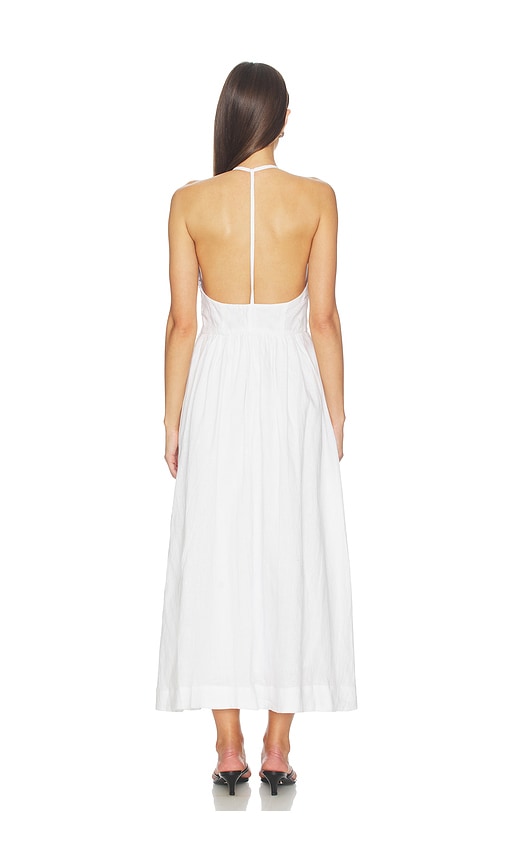  Aexae Kleid Linen Doll Maxi In White. Größe Xxs. Also In Xs, S, M, L, Xl. 