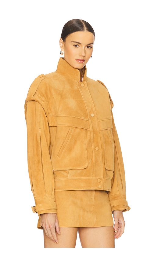  Aexae Lederjacke In Brown. Größe Xs. Also In Xxs, S, M. 