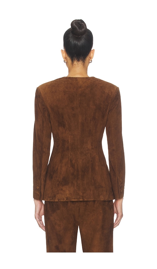  Aexae Lederblazer In Brown. Größe S. Also In Xs, M, L. 