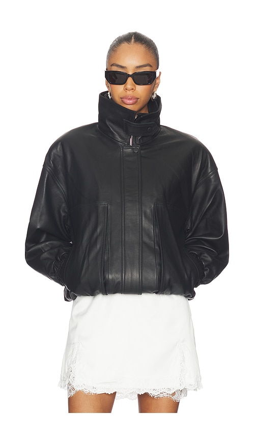 AEXAE Leather Collar Jacket | Thumbnail 3 AEXAE Leather Collar Jacket | Thumbnail 3