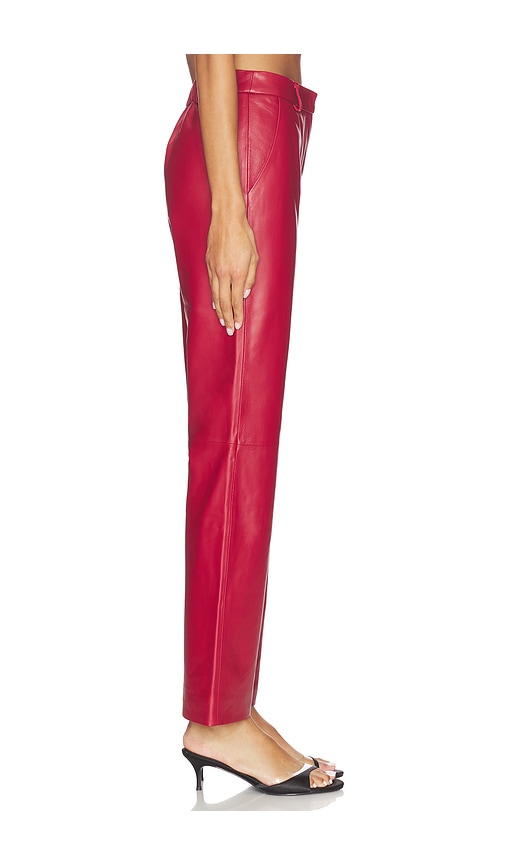  Aexae Lederhose In Red. Größe Xs. Also In S. 