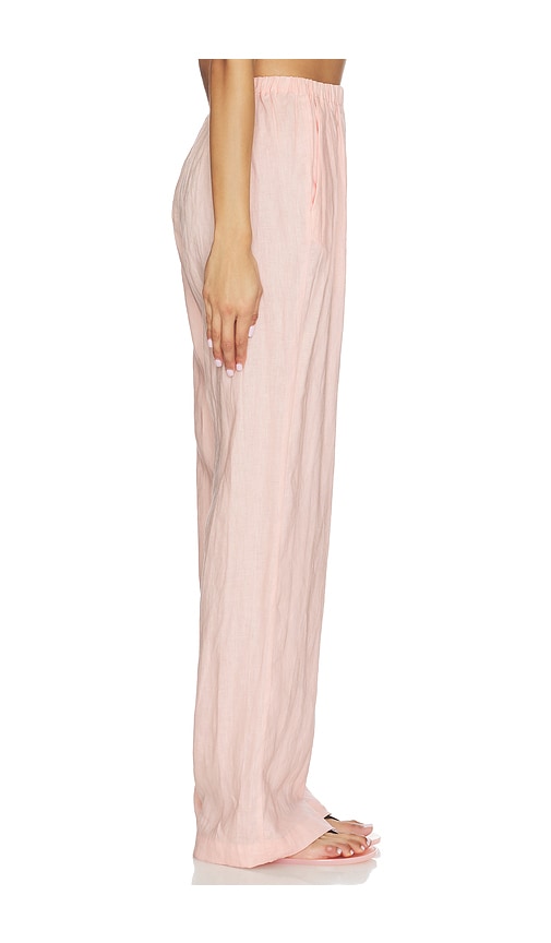  Aexae Leinen-hose Mit Niedrigem Bund In Pink. Größe Xs. Also In S, M, L. 