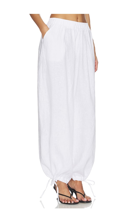  Aexae Leinen-ballonhose In White. Größe Xs. Also In S, M, L. 