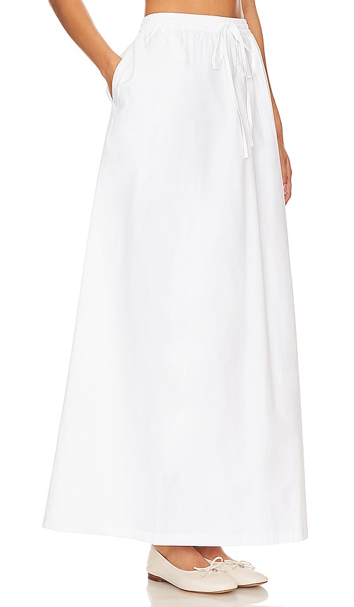 Shop Aexae Utility Maxi Skirt In White