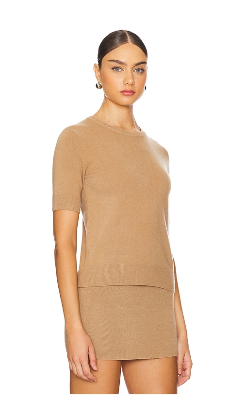 Shop Aexae Cashmere T-shirt In Tan