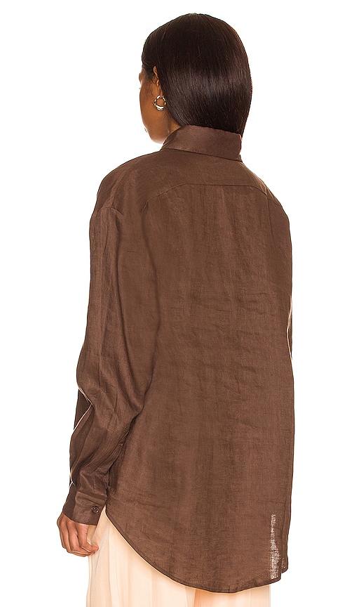  Aexae Oberteil Linen In Brown. Größe Xs. Also In S. 