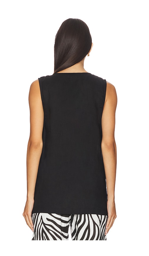 Aexae Top Mit V-ausschnitt In Black. Größe Xxs. Also In Xs, S, M, Xl. 