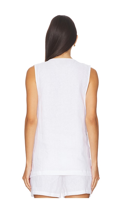  Aexae Top Mit V-ausschnitt In White. Größe S. Also In M, L. 