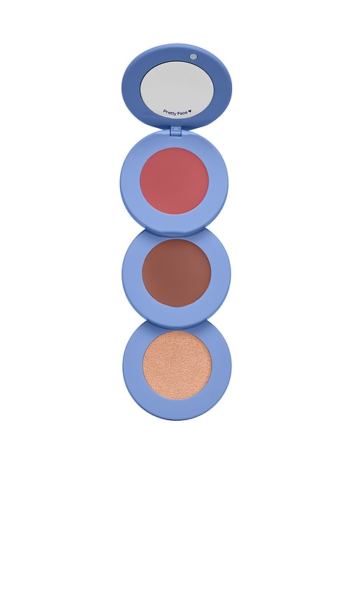 BLUSH, POUDRE BRONZANTE & ILLUMINATEUR STACK THE ODDS BLUSH, BRONZER & HIGHLIGHTER TRIO in Cocktail Hour