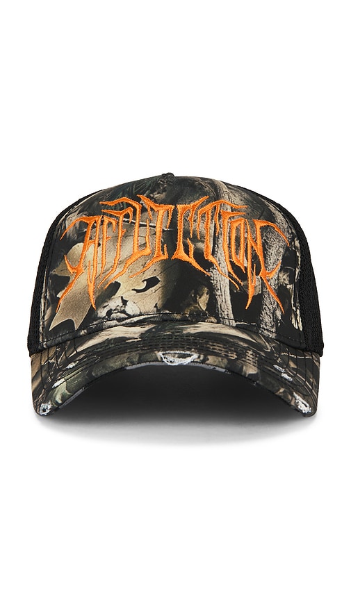 Skull Tree Camo Hat in Grey.