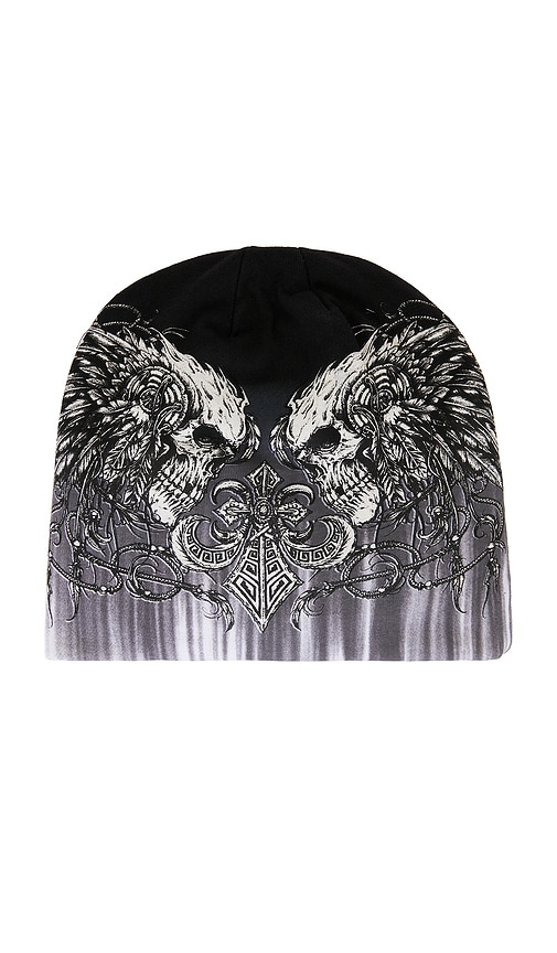  Affliction Tarnished Warrior Beanie In White. 
