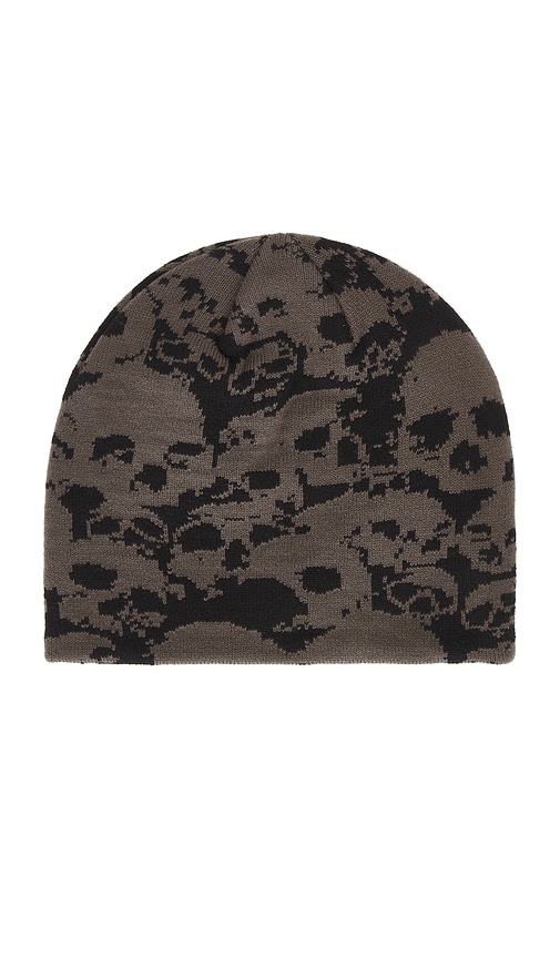  Affliction X 686 Skully Beanie In Grey. 