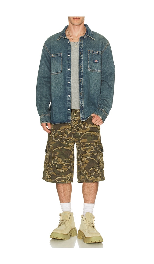 Affliction Shorts Na In Green. Größe 32. Also In 33, 34, 36. 