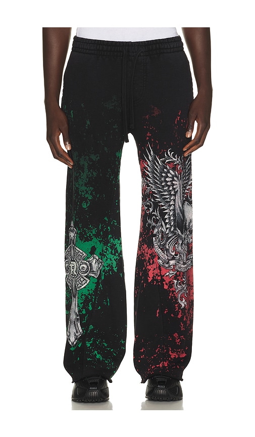 Affliction PANTALON SWEAT NA en Black. Taille XL/1X. Also en S, M, L.