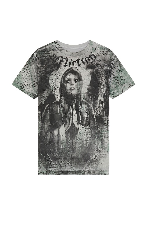 Mourning Tee in Grey. - size XL/1X (also in L, M, S)