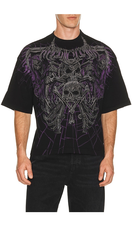 Darkness Falls Short Sleeve Tee in Black. - size XL/1X (also in M, L)